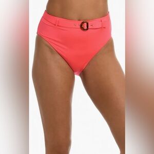 NWT Sunshine 79 Size 12 Watermelon‎ High-Waisted Bikini Bottom with Belt